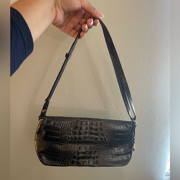 Brahmin Croc Shoulder Bag - Picture 1 of 5